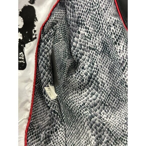 Wilson Leather Rocks Led Zeppelin Studded Biker Jacket M Distressed Punk Moto - Picture 7 of 16